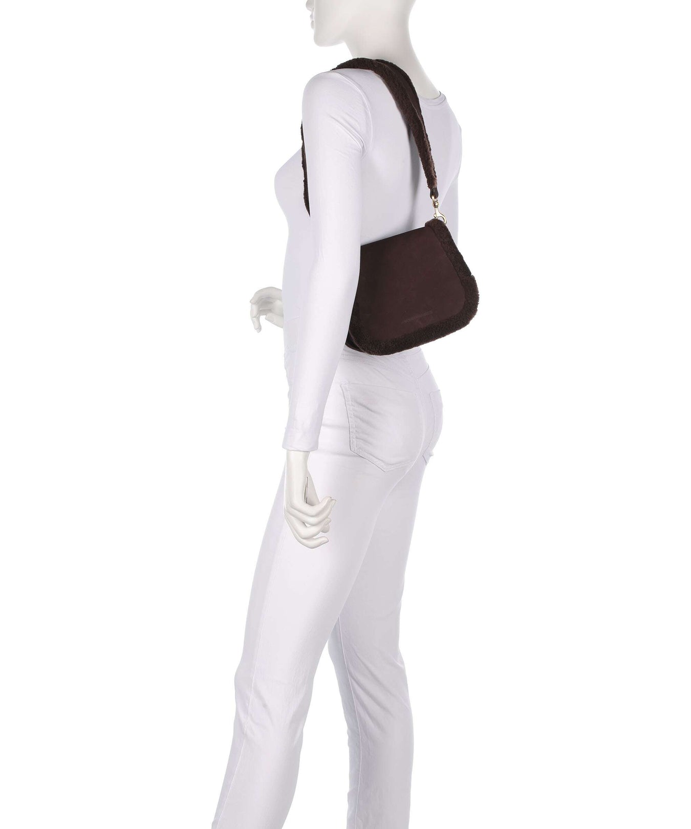 Les Visionnaires Elli Teddy Shoulder bag pecan