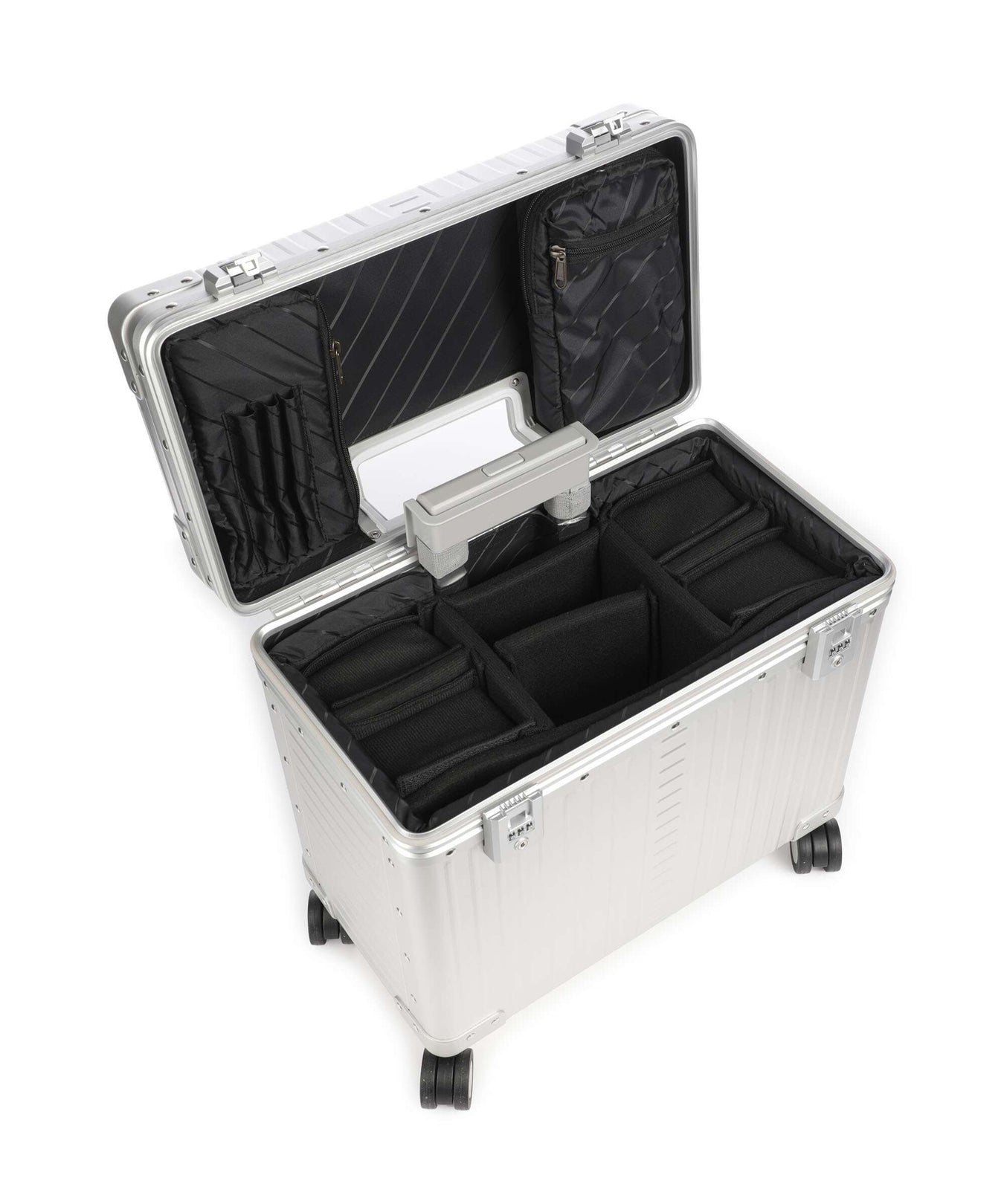 Aleon Classic 17 Rolling briefcase platinum