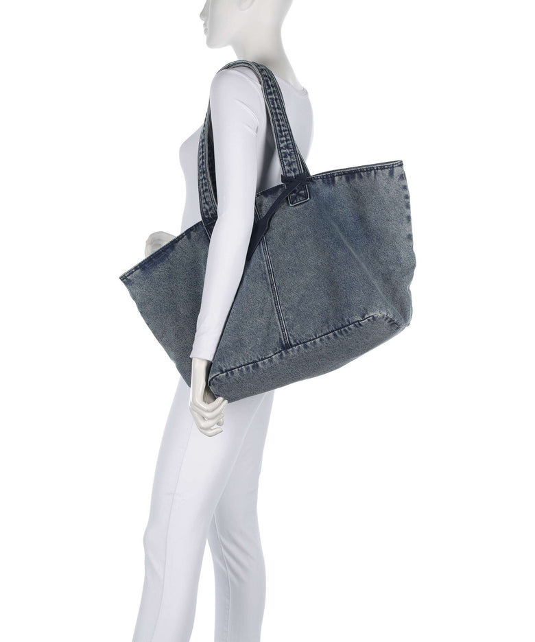 Les Visionnaires Alba Denim Essential Tote bag washed denim