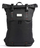 Doughnut Glossy Blocking Christopher Sac à dos roll-top black/red