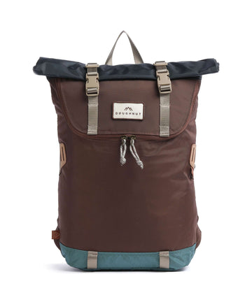 Doughnut Jungle Christopher Small Zaino roll-top brown