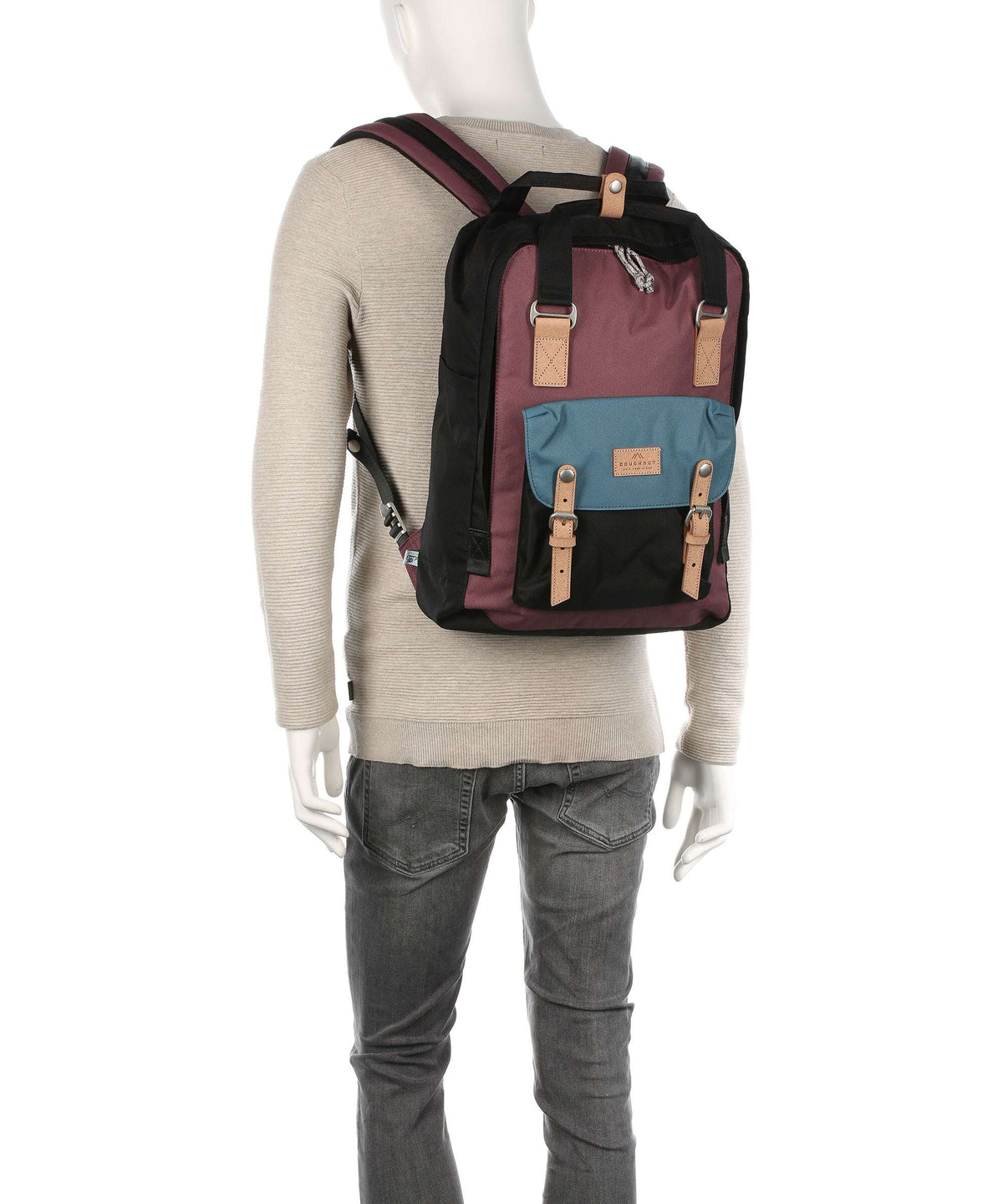 Doughnut Reborn Macaroon Large Backpack stone