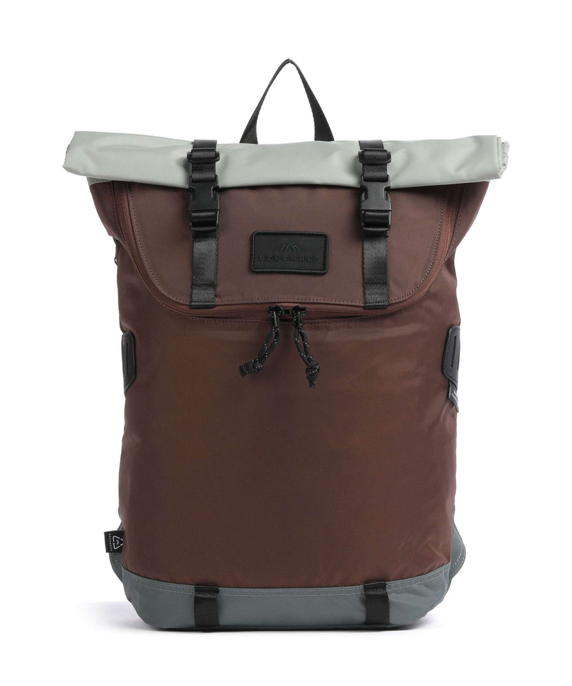 Doughnut Go Wild Christopher Small Rolltop backpack grey/brown