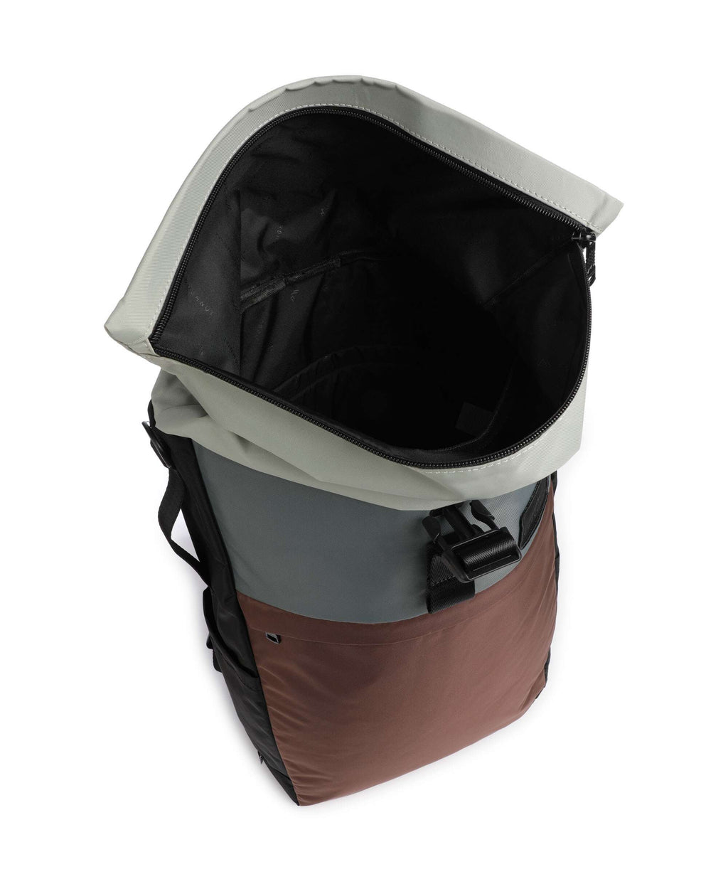 Doughnut Go Wild Jetpack Rolltop backpack grey/brown
