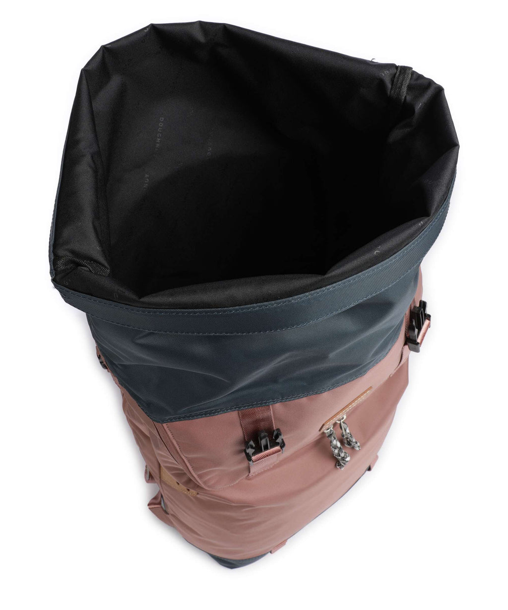 Doughnut Christopher Rolltop backpack chestnut/lake