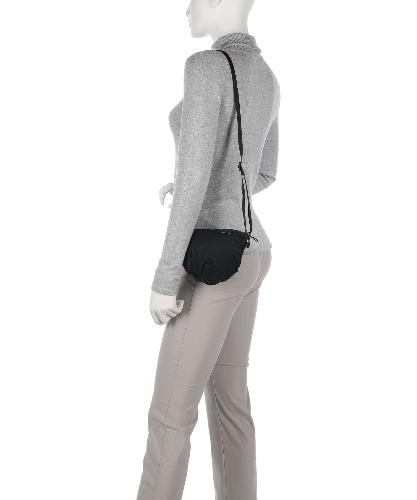 Côte&Ciel Creased Stone Orba Crossbody bag black