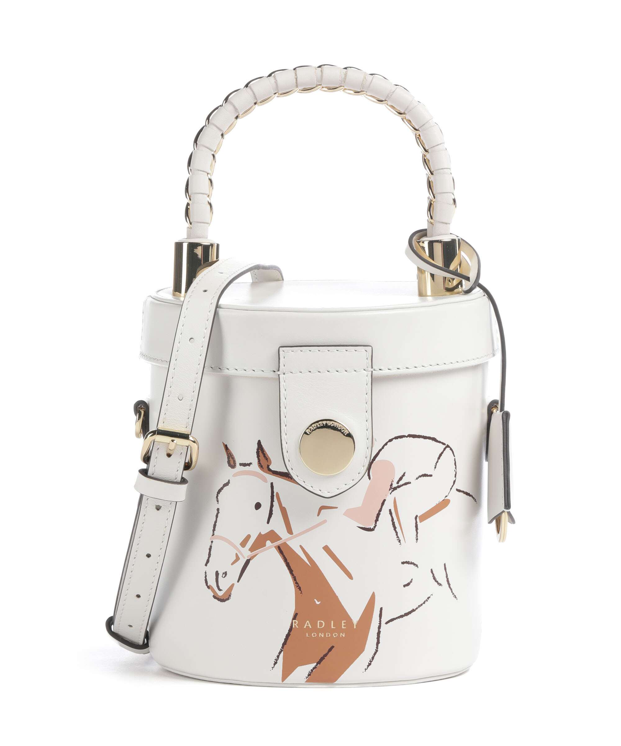 Radley London Racing Crossbody bag chalk