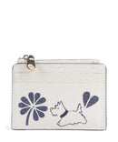 Radley London Cut Out Floral Porta carte di credito chalk