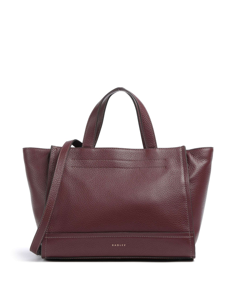 Radley London Oak Street Handbag dark cherry