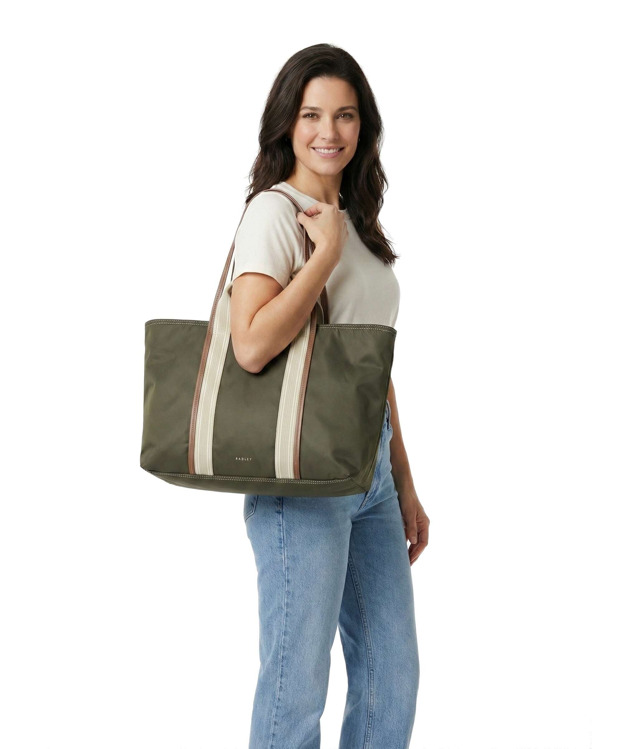 Radley London Halley Row Tote bag olive