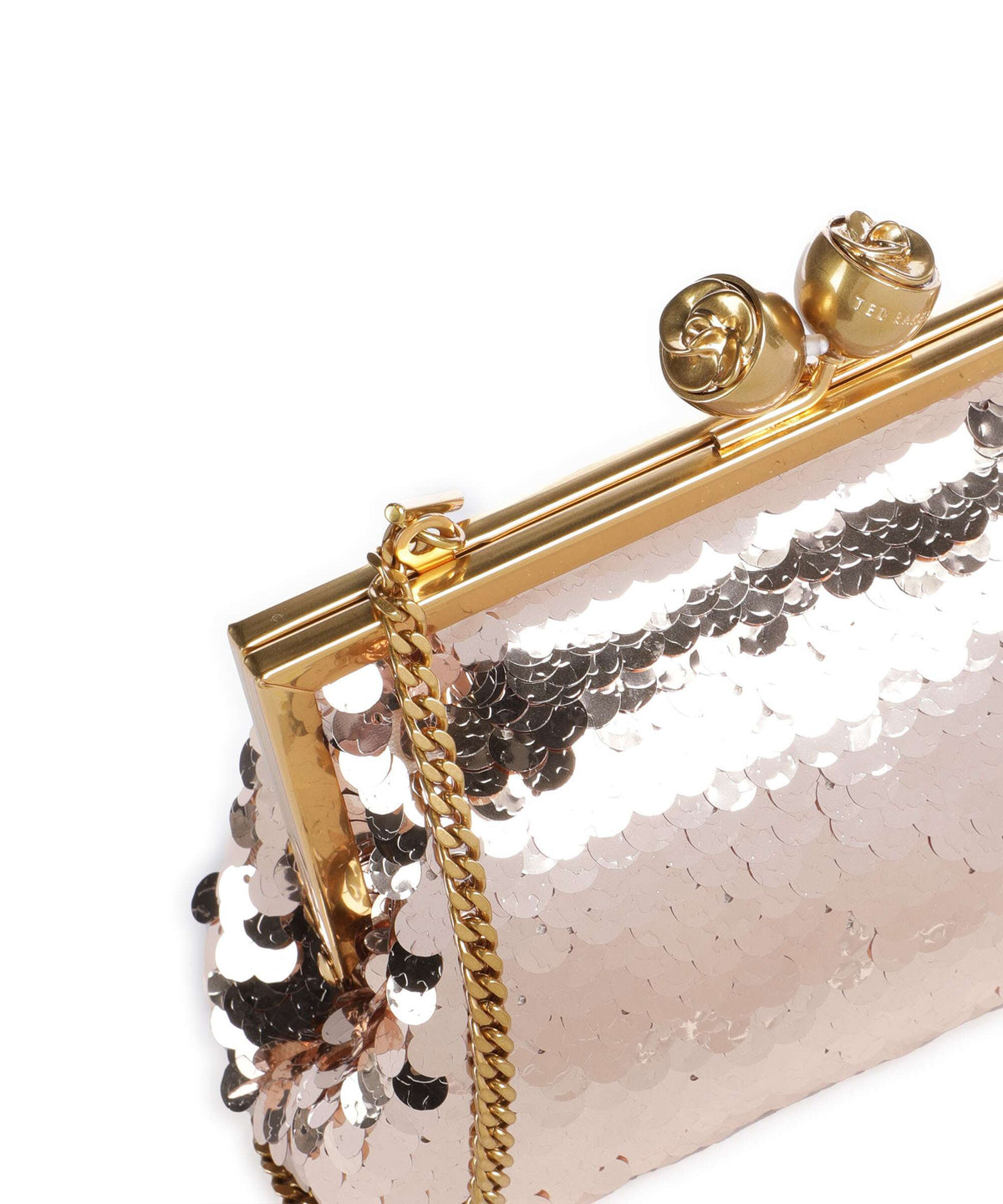 Ted Baker Sequinz Crossbody bag rose gold