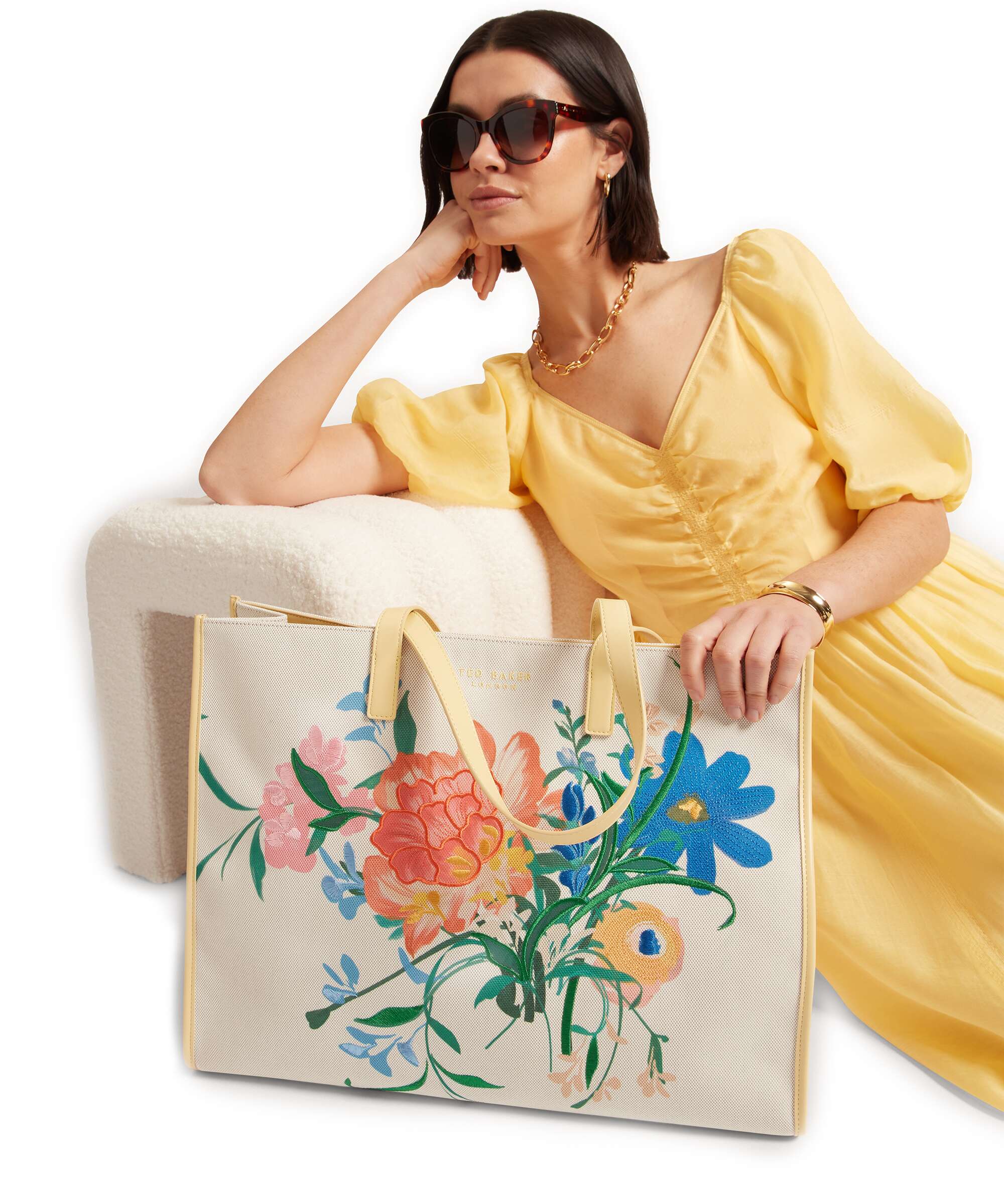 Ted Baker Floicon Tote bag natural