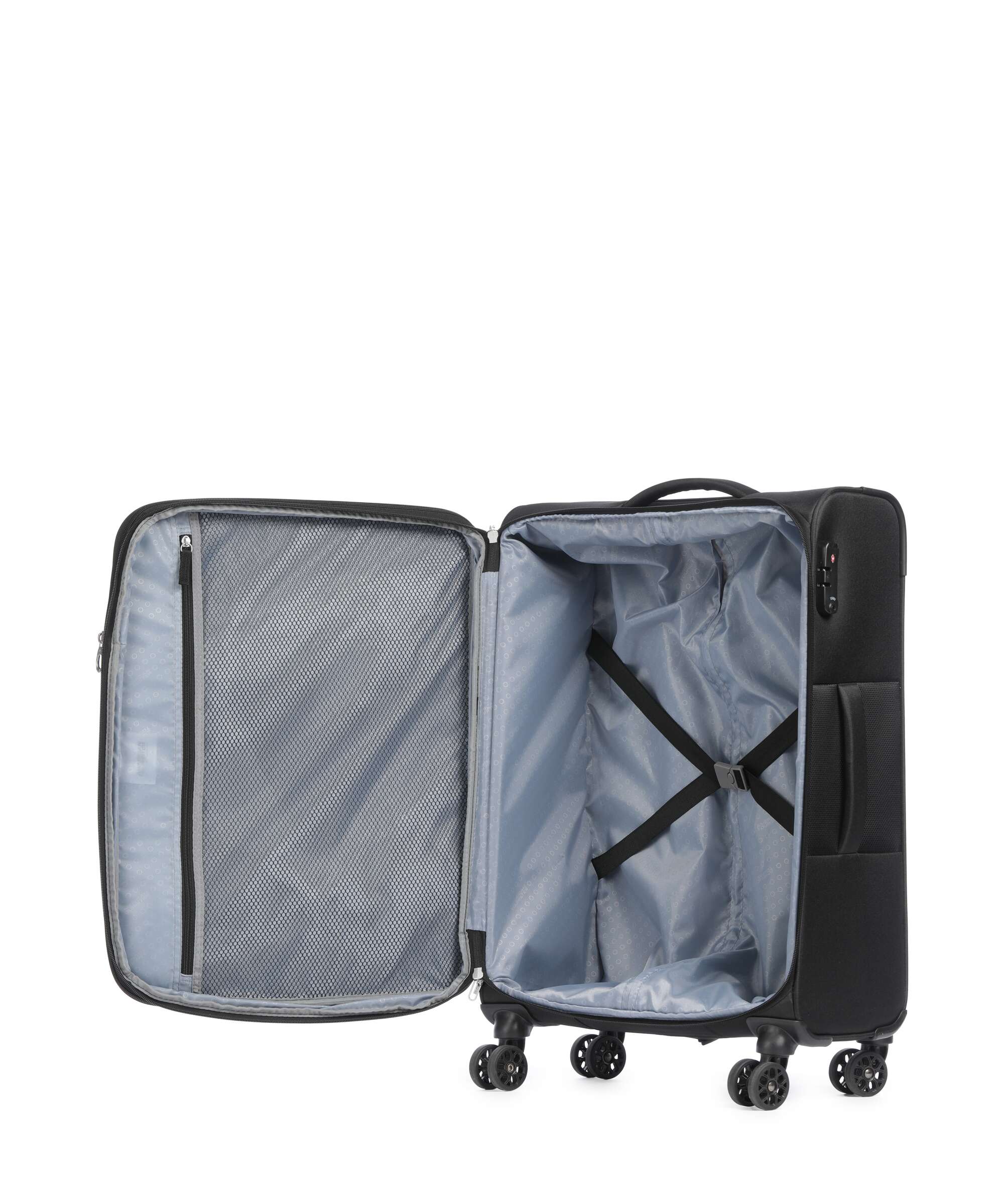 American Tourister Deep Dive Spinner (4 wheels) black/grey