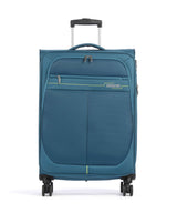 American Tourister Deep Dive 4-Rollen Trolley teal/lime