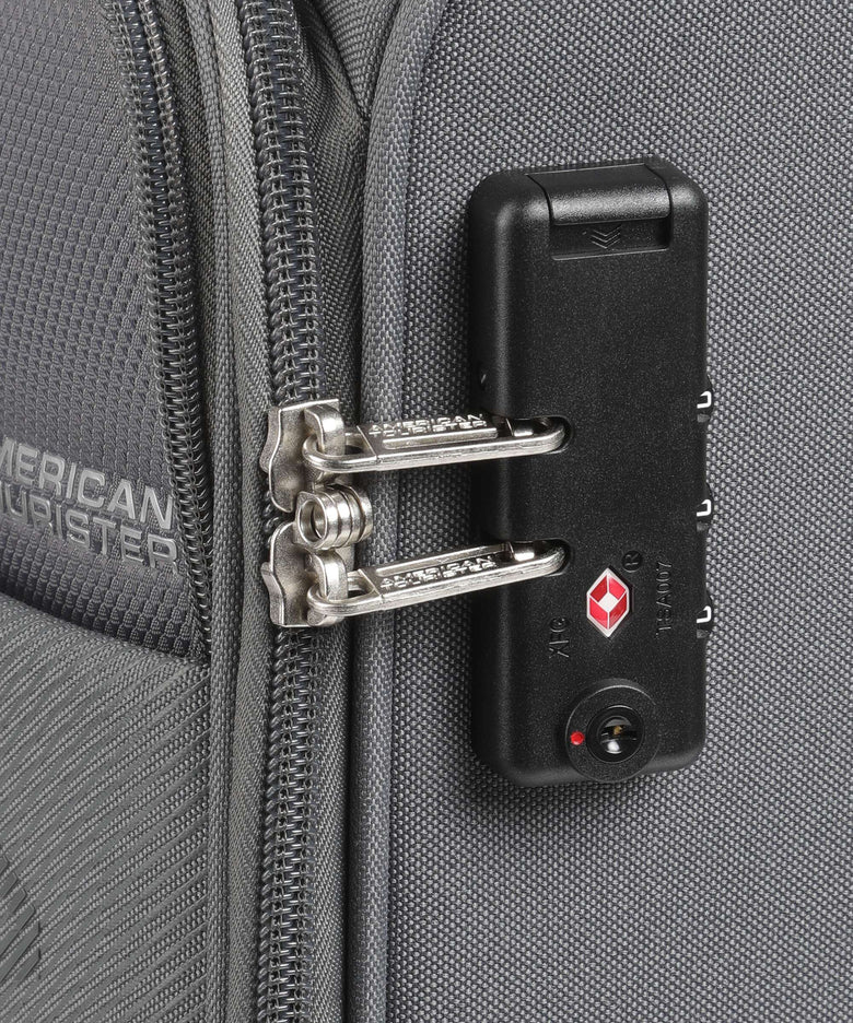 American Tourister Fun Cruise Spinner (4 wheels) grey/orange