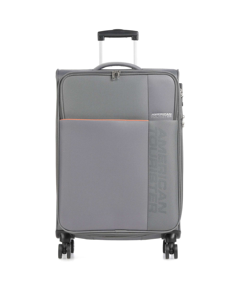 American Tourister Fun Cruise Spinner (4 wheels) grey/orange