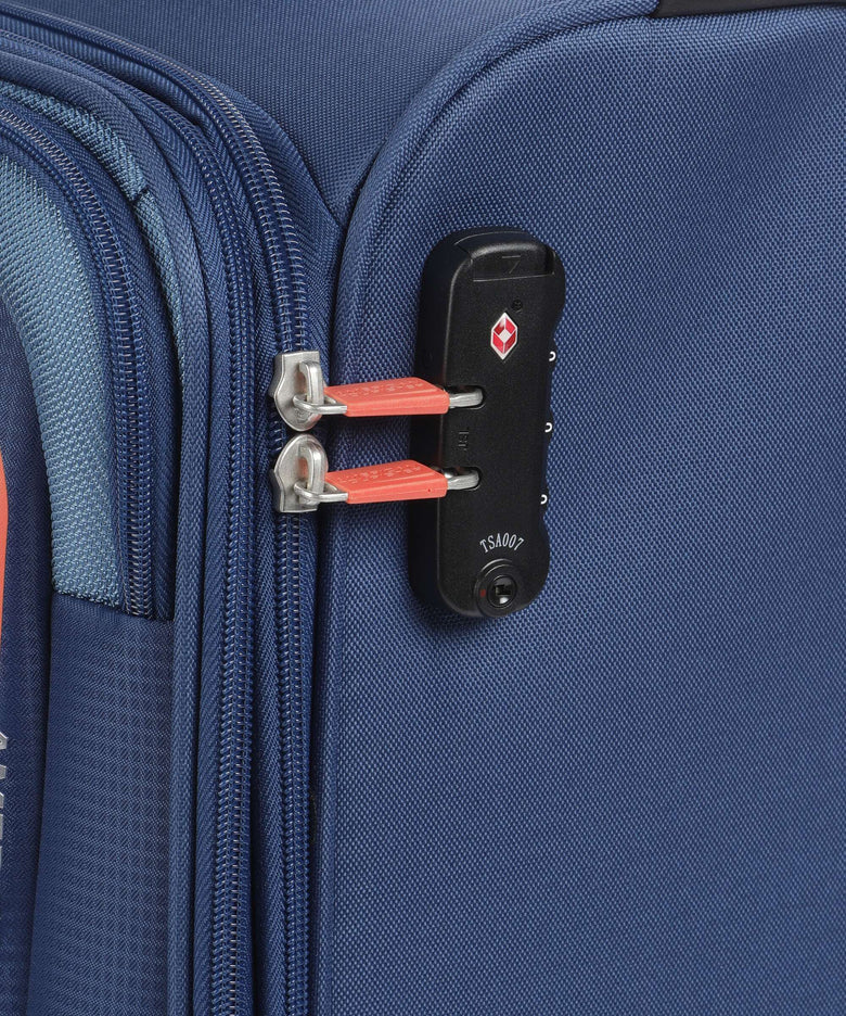 American Tourister Pulsonic Spinner (4 wheels) combat navy