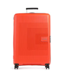 American Tourister Aerostep 4-Rollen Trolley bright orange