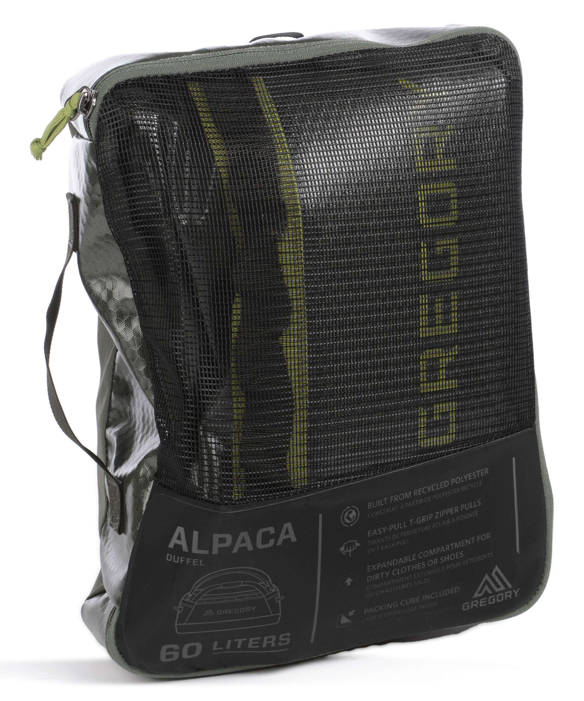 Gregory Alpaca 60 Travel bag fir green