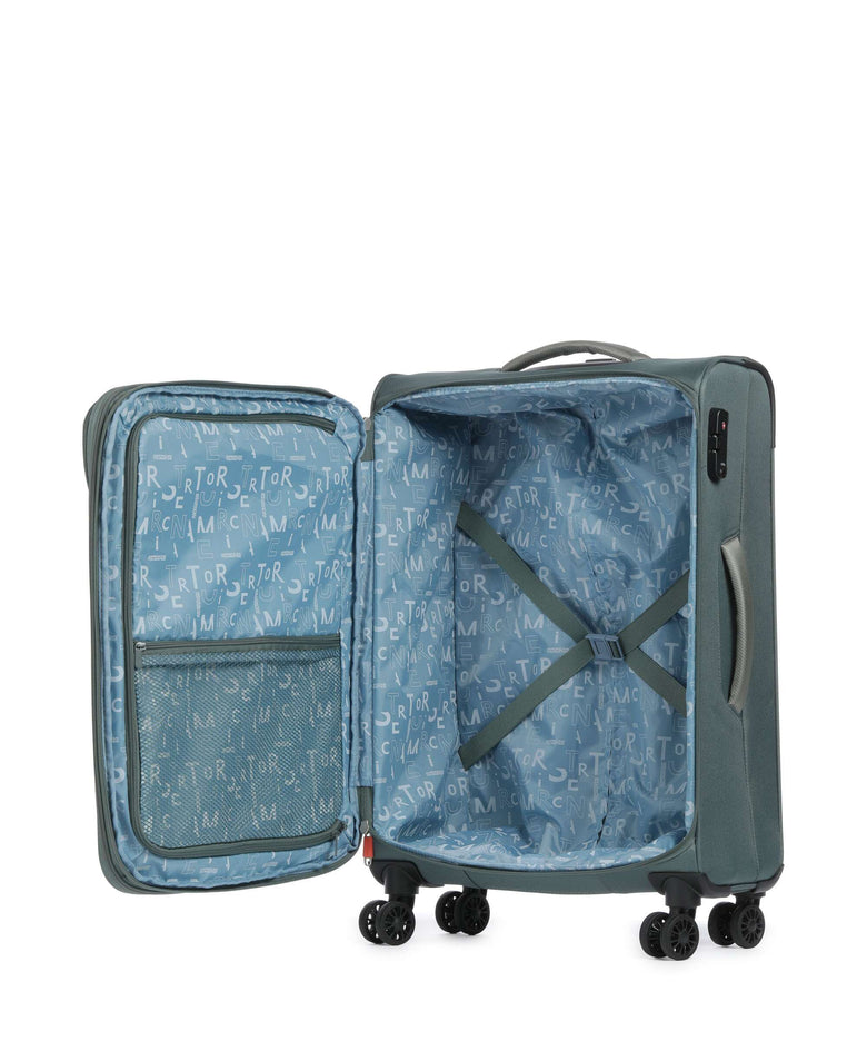 American Tourister Pulsonic Spinner (4 wheels) dark forest