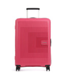 American Tourister Aerostep 4-Rollen Trolley pink flash