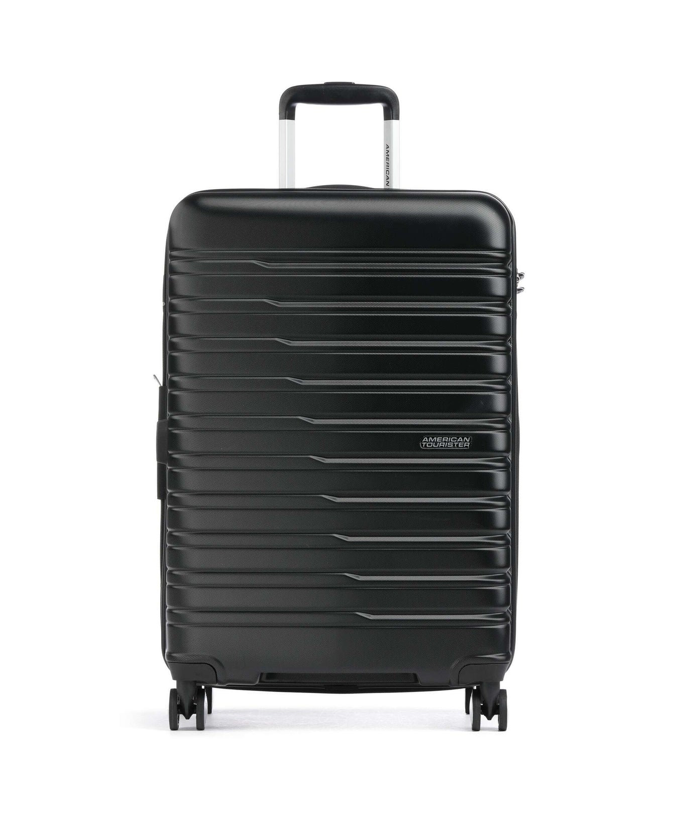 American Tourister Flashline Spinner (4 wheels) shadow black