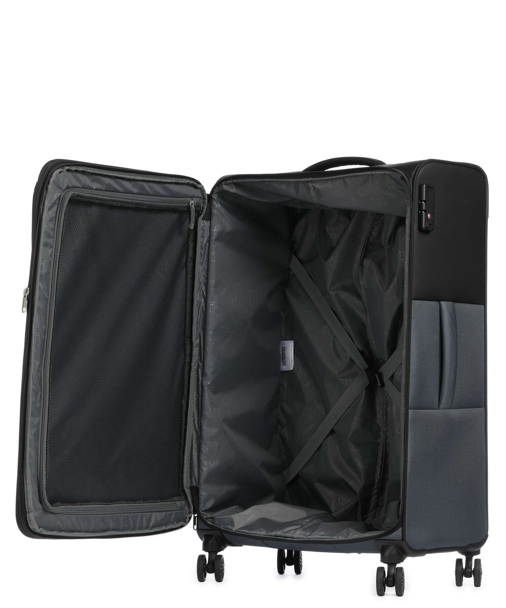 American Tourister Daring Dash Spinner (4 wheels) black/grey