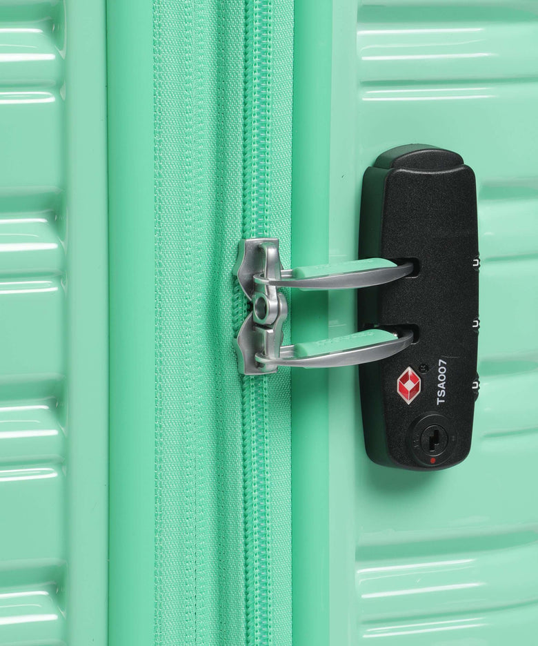 American Tourister Flashline Pop Spinner (4 wheels) light green