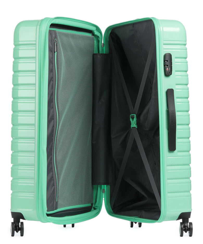 American Tourister Flashline Pop Spinner (4 wheels) light green