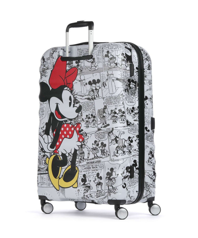 American Tourister Wavebreaker Disney Spinner (4 wheels) minnie comics/white