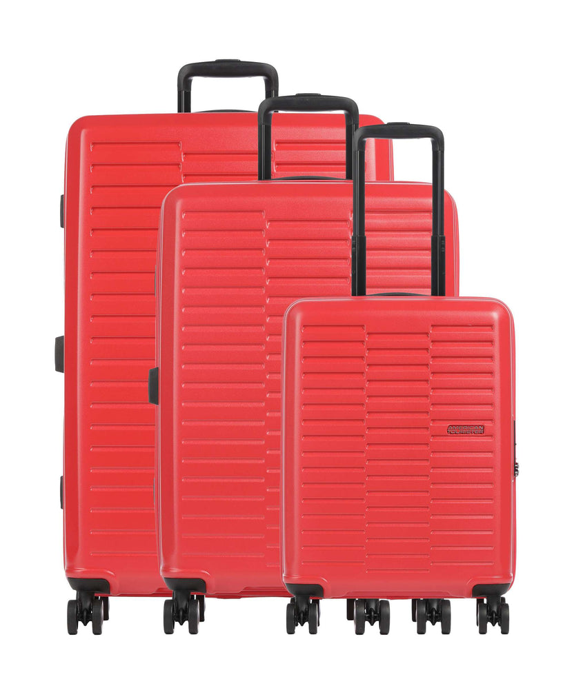 American Tourister Sunset Hills Suitcase set (4 wheels) apple red