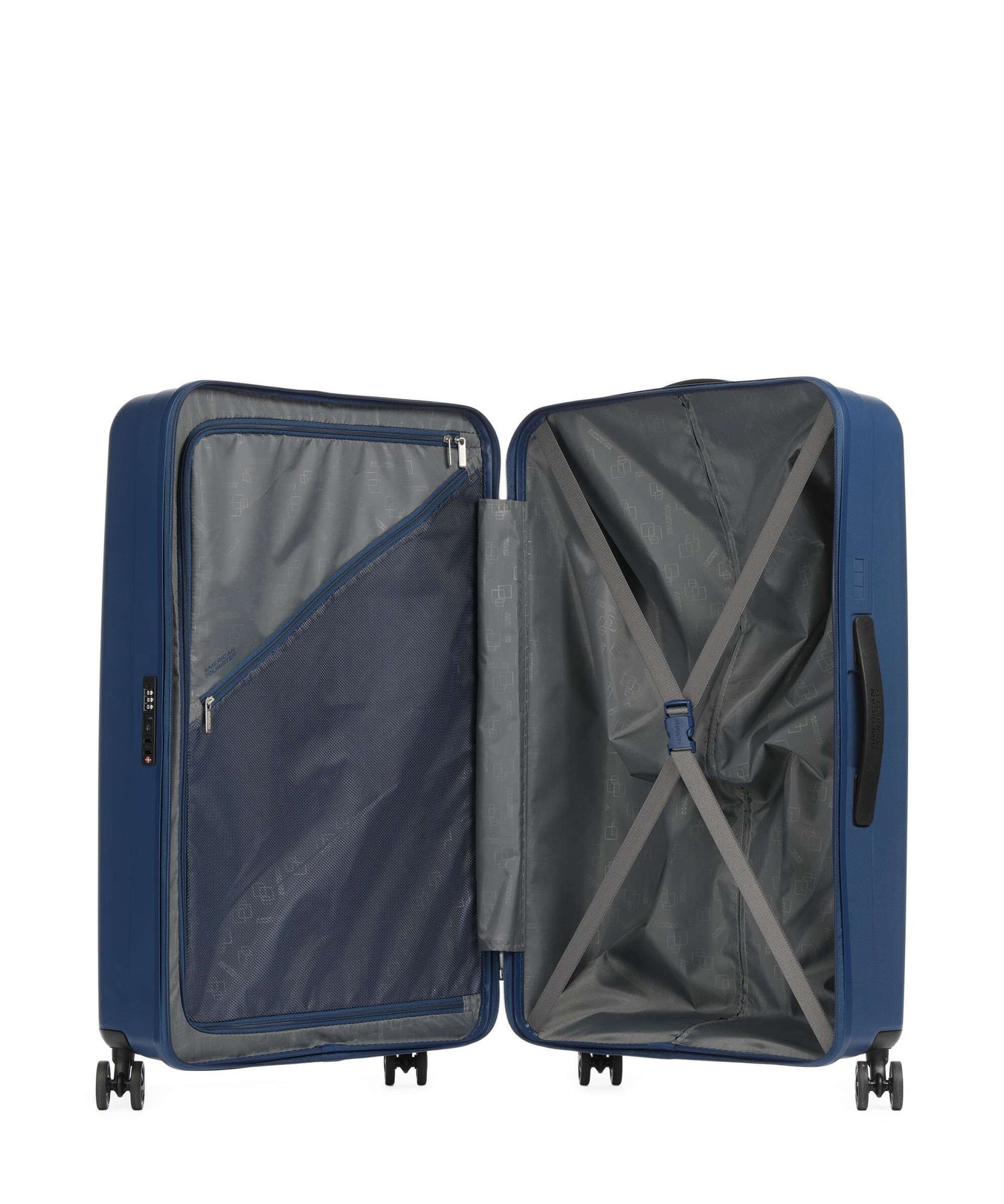 American Tourister Rejoy Spinner (4 wheels) navy blue