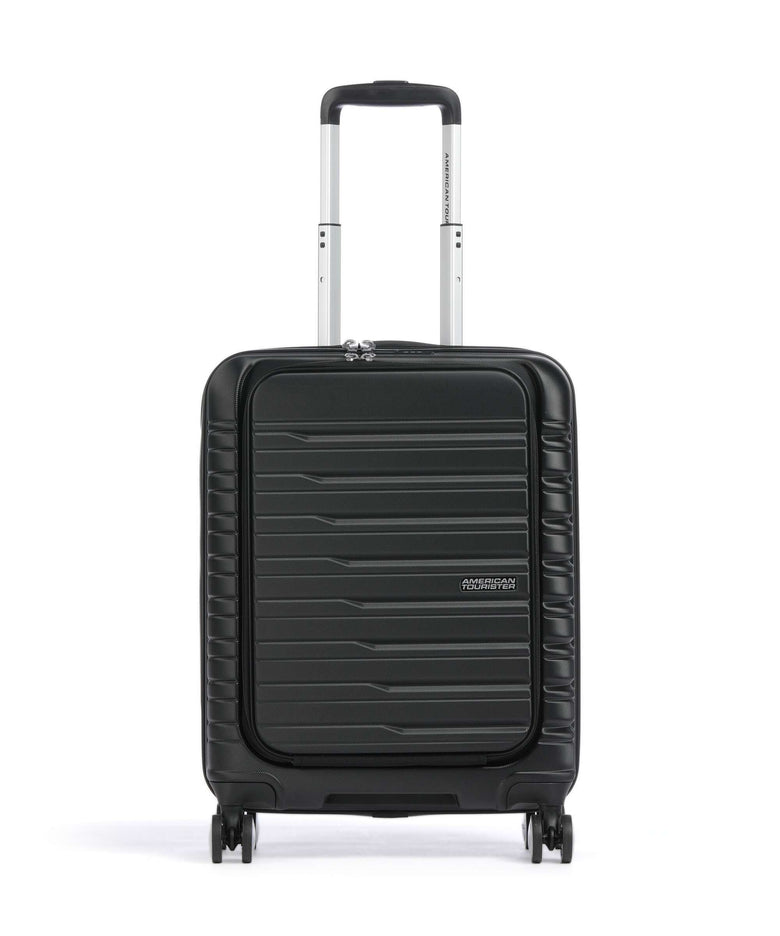 American Tourister Flashline Spinner (4 wheels) shadow black