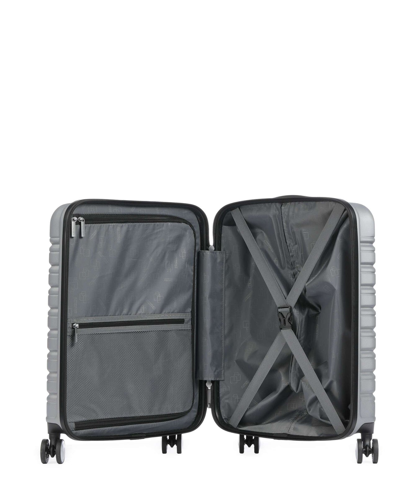 American Tourister Flashline Spinner (4 wheels) sky silver