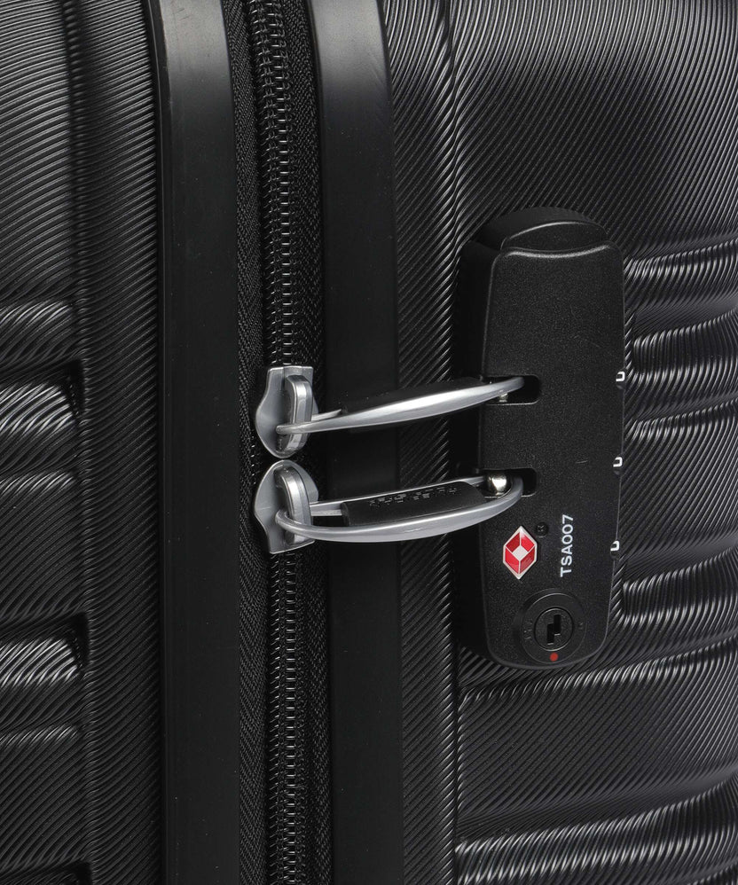 American Tourister Flashline Spinner (4 wheels) shadow black