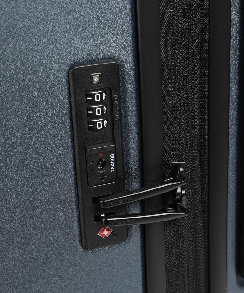 Samsonite Fyrm Spinner (4 wheels) steel blue