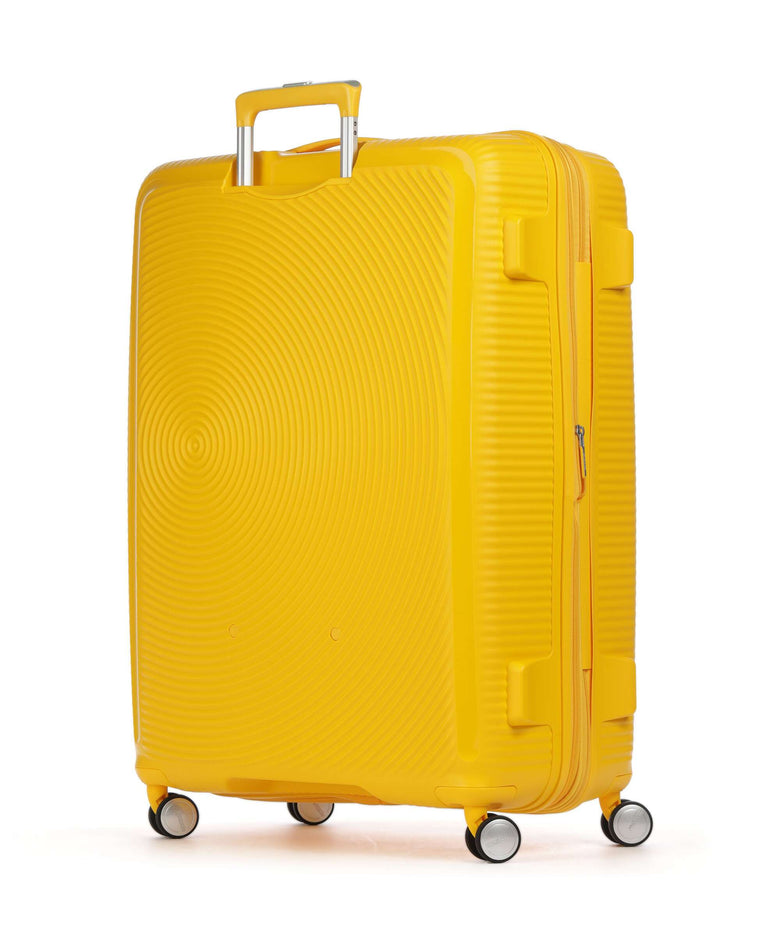 American Tourister Soundbox Spinner (4 wheels) golden yellow
