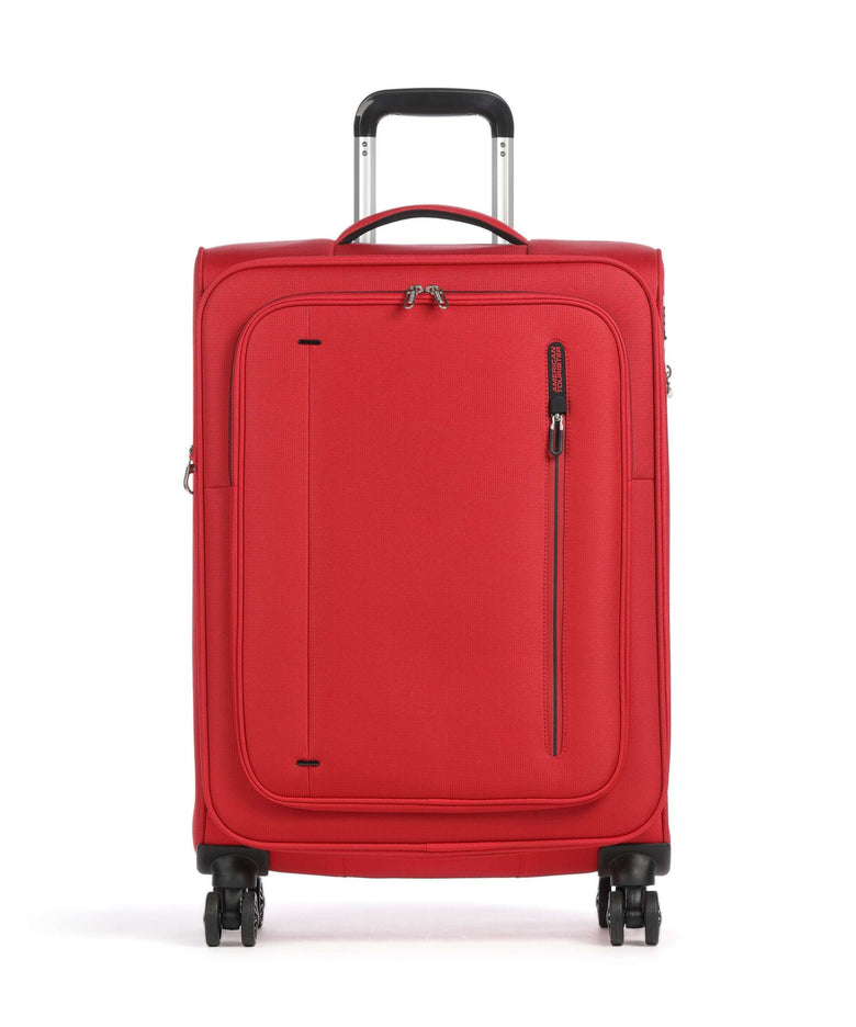 American Tourister Cloudrider M Spinner (4 wheels) astral red