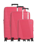 American Tourister Roadrush Suitcase set (4 wheels) berry pink