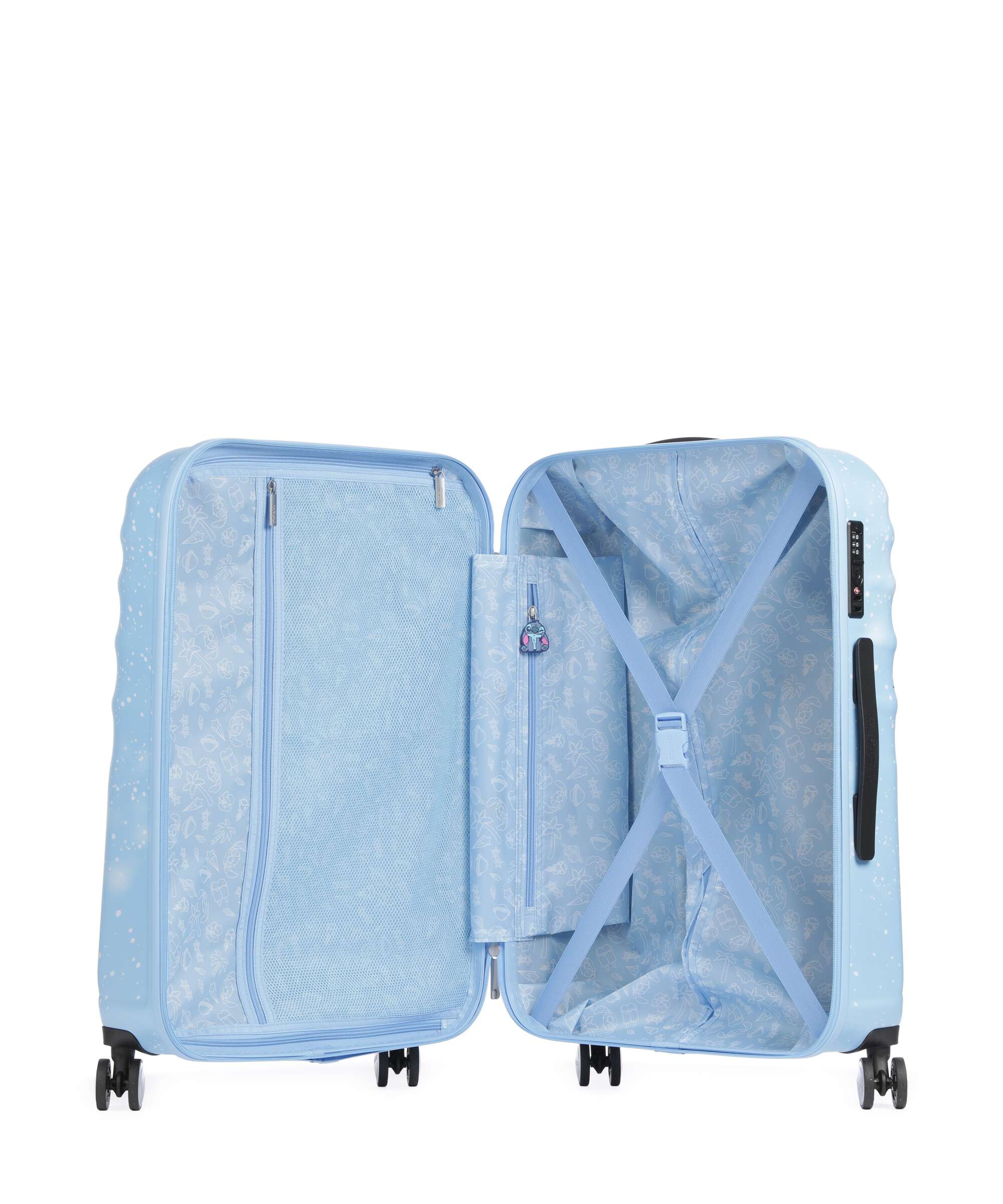 American Tourister Wavebreaker Disney Spinner (4 wheels) stitch universe