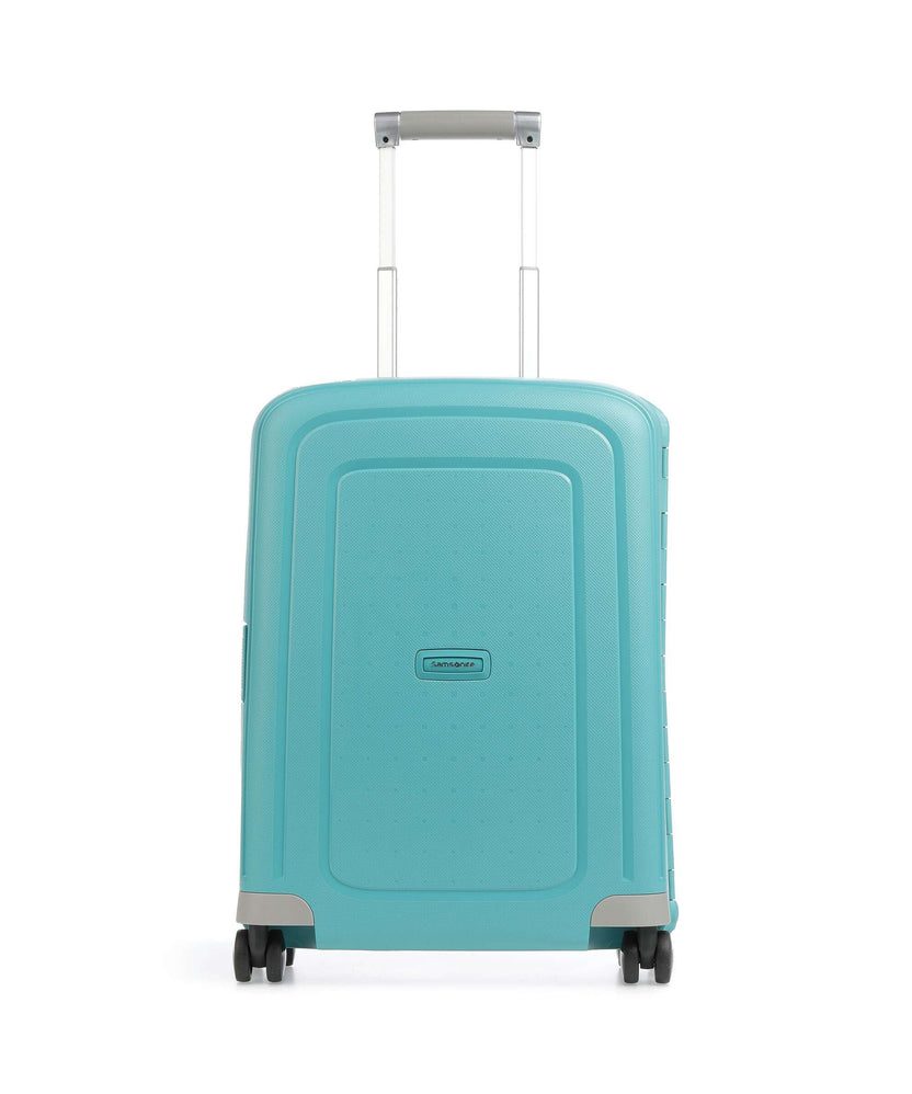 Samsonite S'Cure Spinner (4 wheels) aqua blue