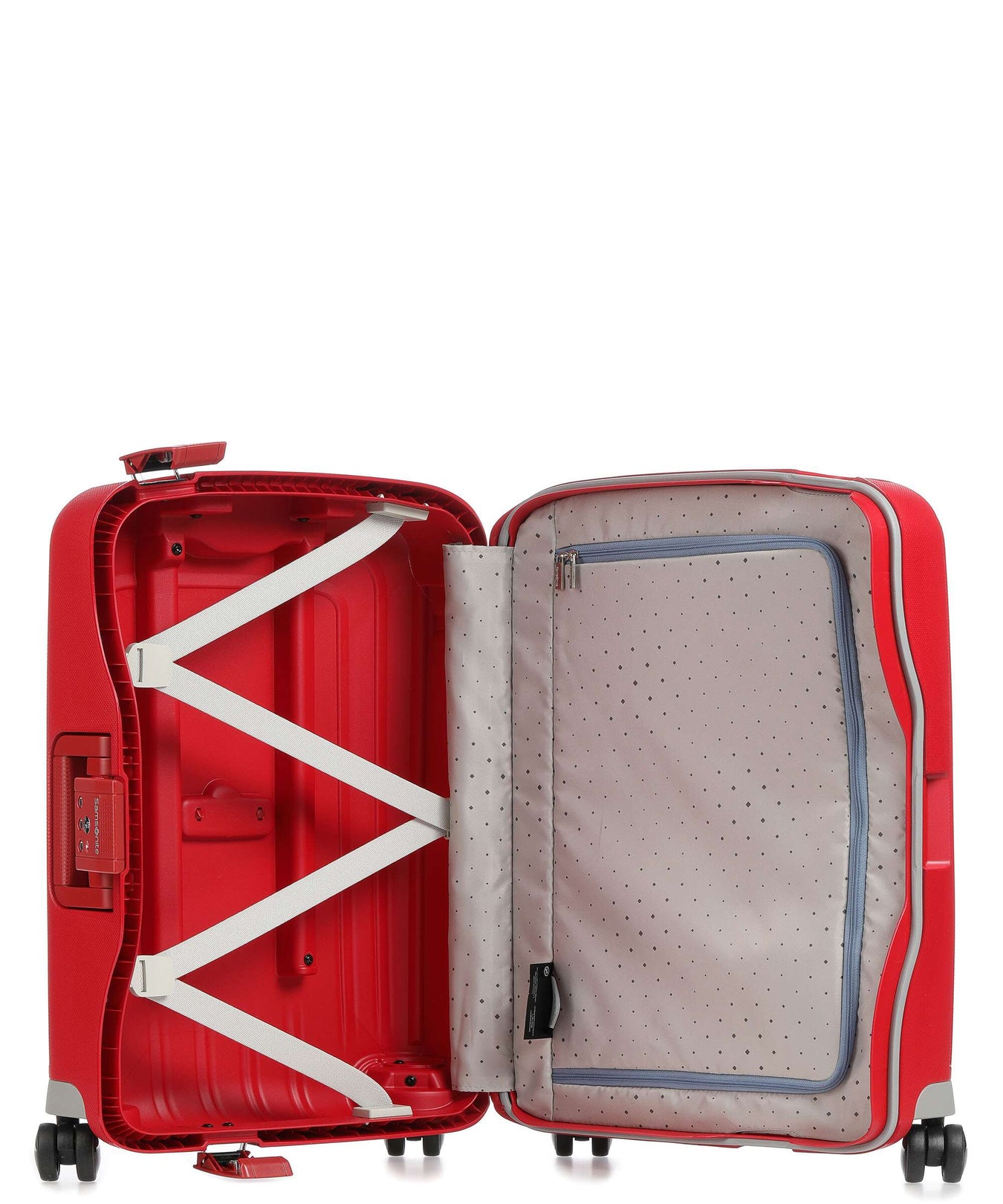 Samsonite S'Cure Spinner (4 wheels) crimson red