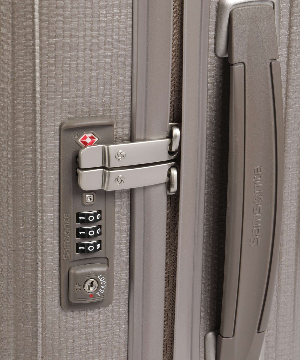 Samsonite Lite-Cube Spinner (4 wheels) ivory/gold