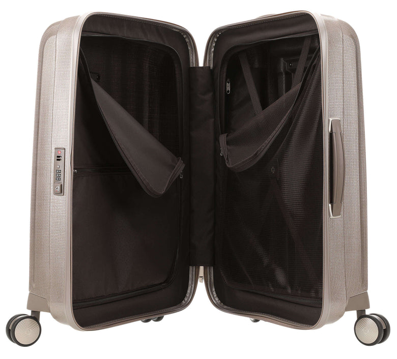 Samsonite Lite Cube Spinner (4 wheels) ivory/gold