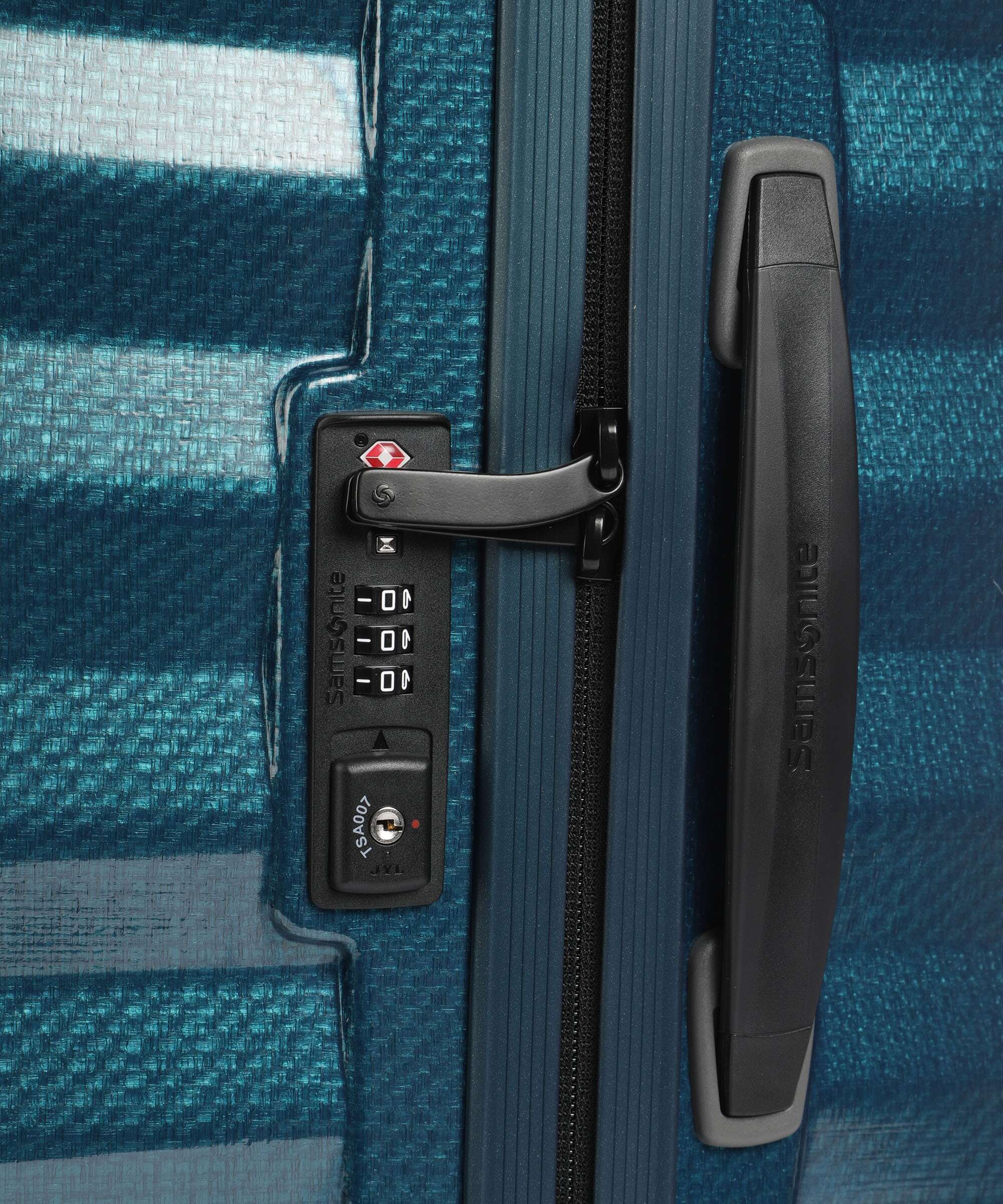 Samsonite Lite Shock Spinner (4 wheels) petrol blue