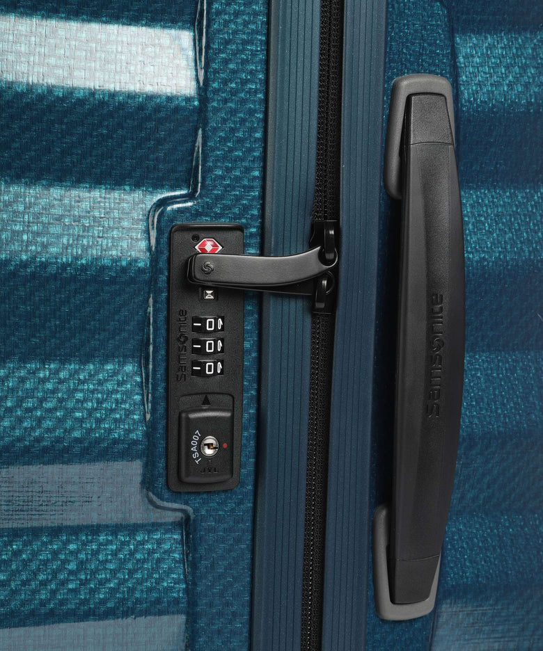 Samsonite Lite-Shock Spinner (4 wheels) petrol blue