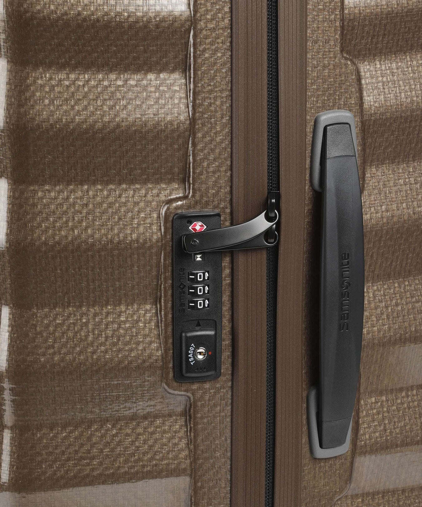 Samsonite Lite-Shock Spinner (4 wheels) sand