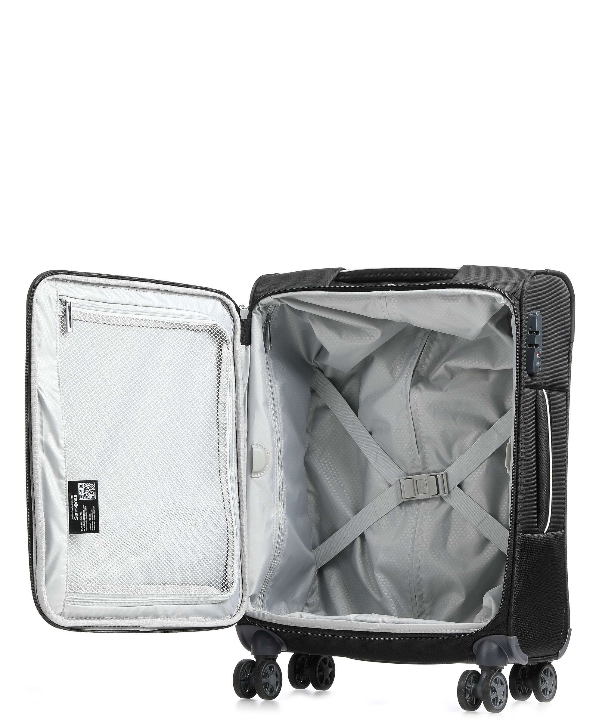 Samsonite Popsoda Spinner (4 wheels) black