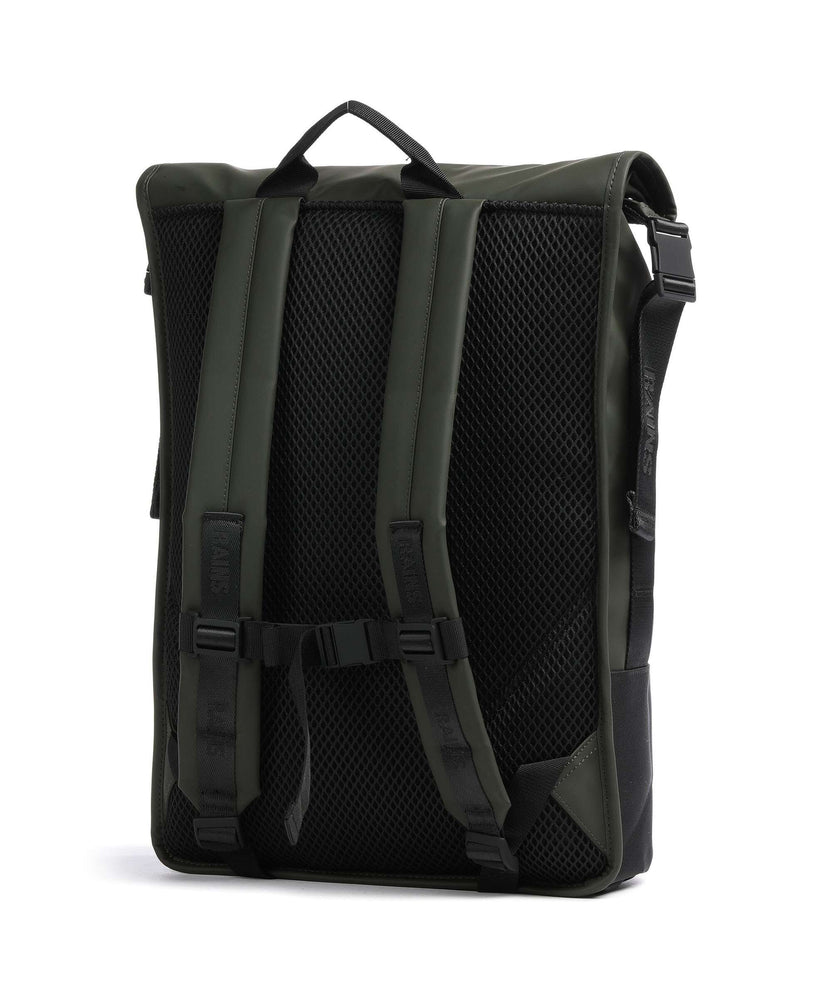 Rains Trail Rolltop backpack green