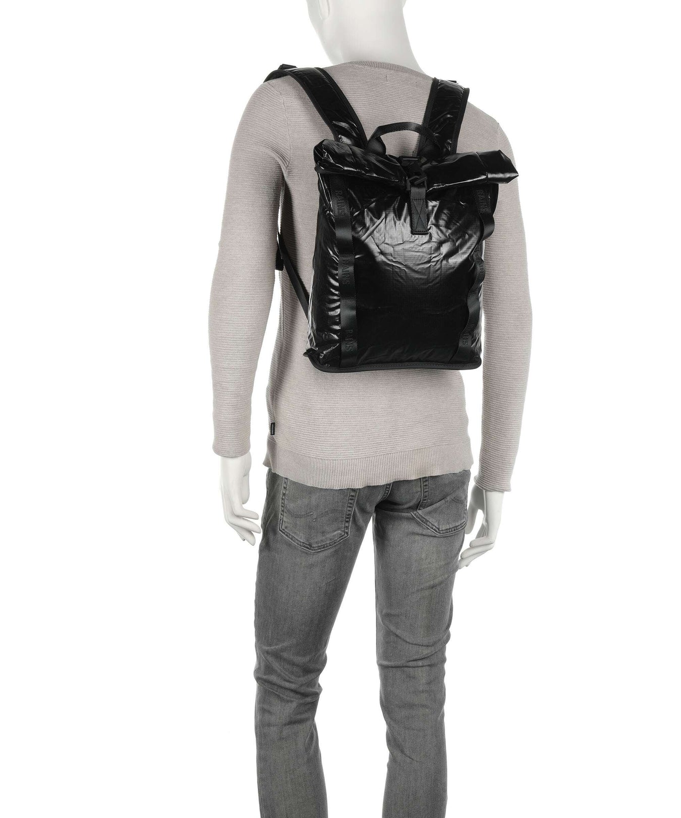 Rains Sibu Mini Rolltop backpack black